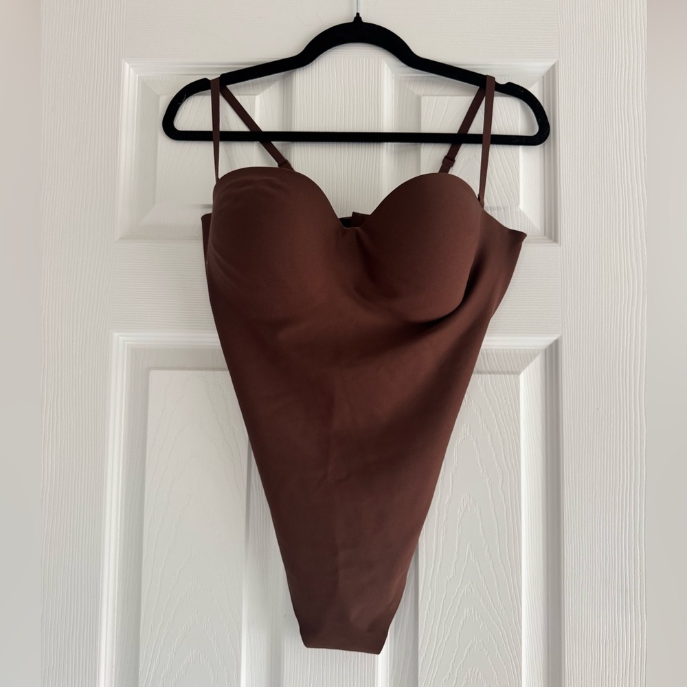 Skims underwire thong bodysuit - cocoa